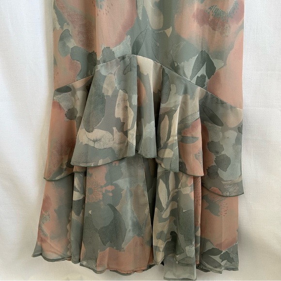 Show me Your MuMu Dress Mu Reese Ruffles Sage I do Green New - Picture 12 of 17